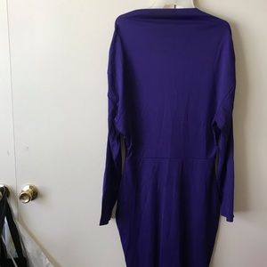 Purple gown/clutch/Jewerly